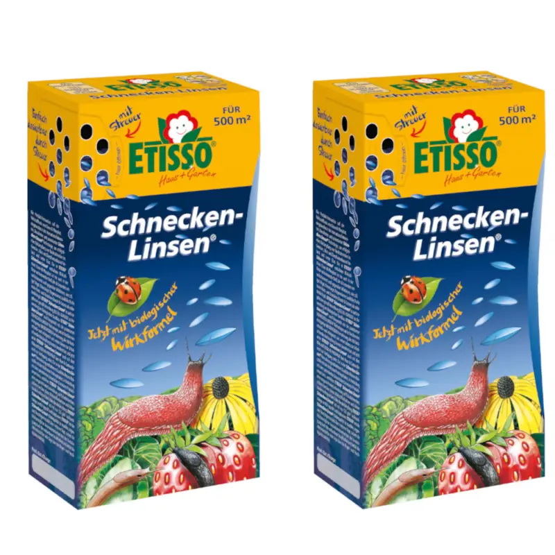 Begrenztes Angebot ETISSO® Schneckenlinsen Haus & Garten 2x300 g