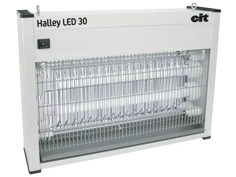 Geprüft cit Fliegenvernichter Halley LED 30 | grün | IPX4 |Wirkungsbereich ca. 150 m²
