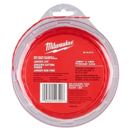 Knallerangebot Milwaukee® Schneidfaden 45 m, Fadenstärke 2,0 mm