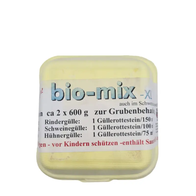 Bio-mix Güllestein 1,2kg. 150m³ Rindergülle zum auflösen der Schwimmschicht Abverkauf