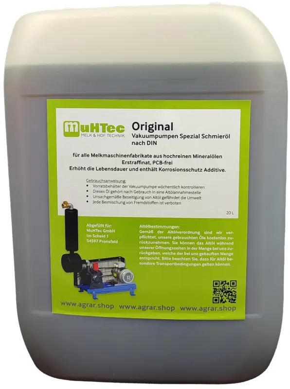 Preiswert Vakuumpumpenöl universal 20 ltr