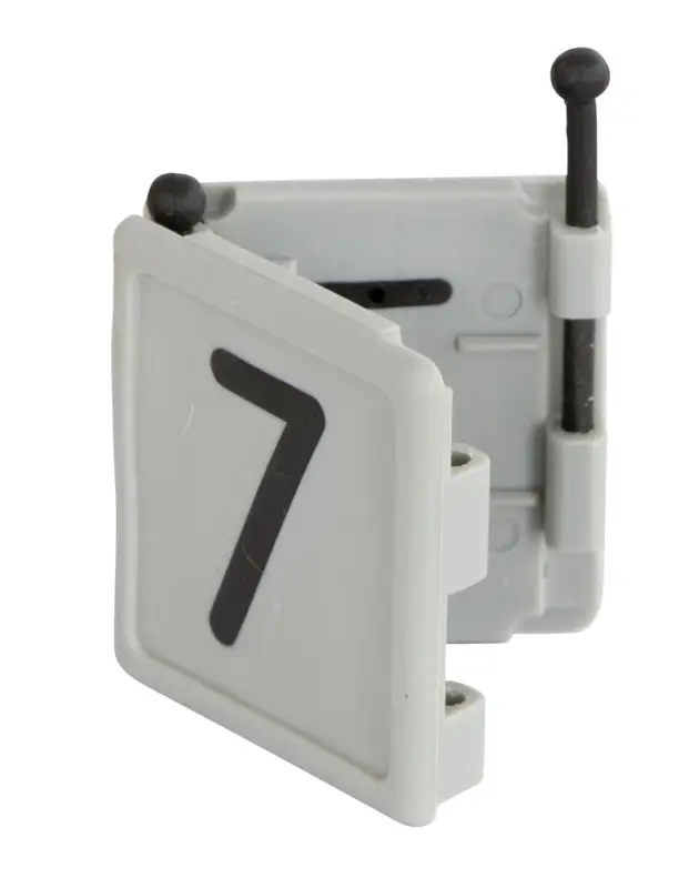 Nummernblock Duo klappbar Nr. 7 Echt