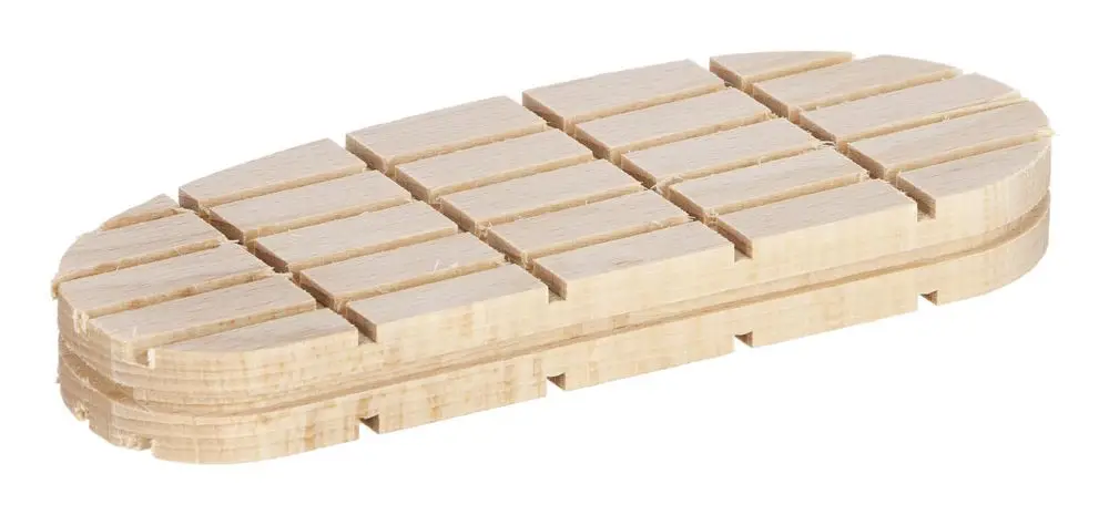 Holzklotz in flacher Ausführung 130 mm Highlight