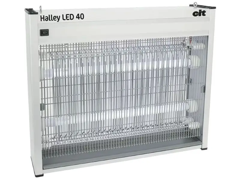cit Fliegenvernichter Halley LED 40 | blau | IPX4 |Wirkungsbereich ca. 250 m² Begrenztes Angebot