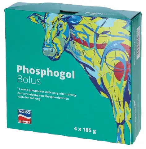 Direktkauf Phosphogol Bolus (4 Boli) für Milchkühe