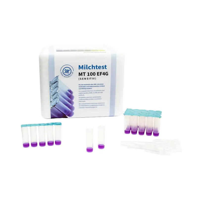 Sichere Zahlung Milchtest MT 100 EF4G Sensitiv - Hemmstofftest Milch