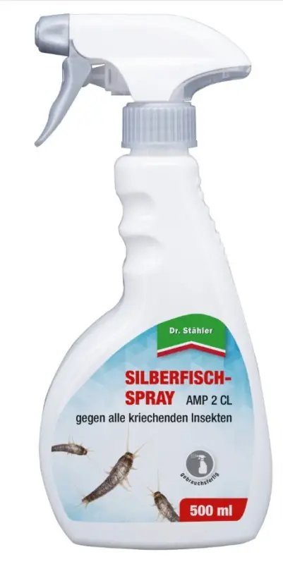 Expressversand Silberfisch - Spray AMP 2 CL | 500 ml Pumpsprühflasche | Dr. Stähler