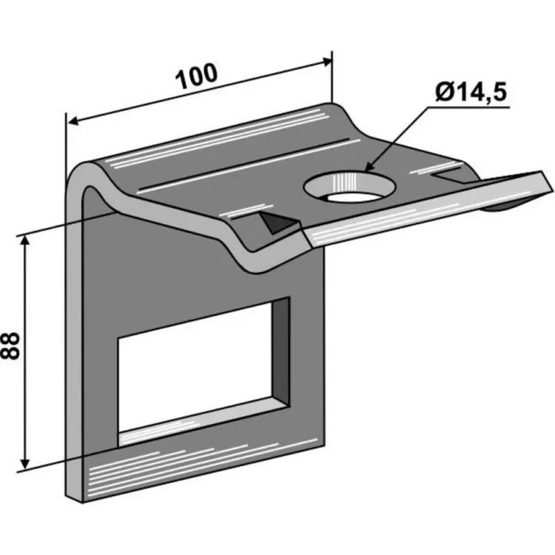 Zinkenhalter zu 70x12 Nur Für Kurze Zeit