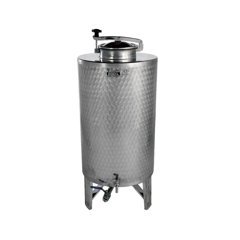 Bestseller ZottelLagertank aus Edelstahl mit Domdeckel