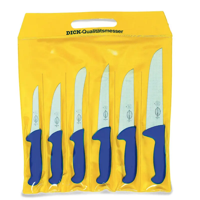 Wochenendangebot DickMesserset 6-tlg. 'Ergogrip' in PVC-Tasche