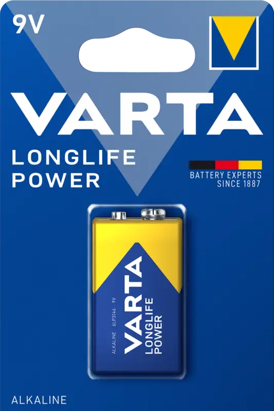 Preis Gesenkt VartaLonglife POWER 9 V – Leistungsstarke Energie