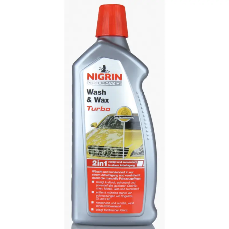 Neue Kollektion NigrinPerformance Wash & Wax Turbo