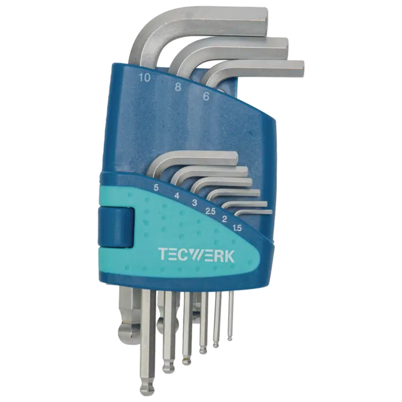 Ausverkauf TecwerkInbusschlüssel-Satz 9-tlg.