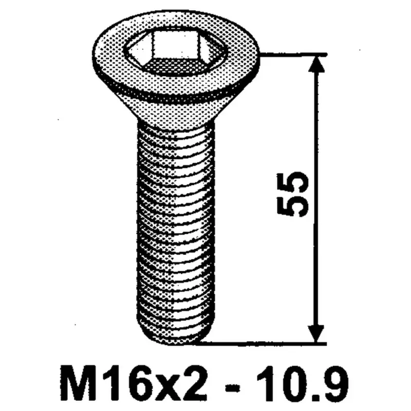 Knallerangebot Senkschraube mit Innensechskant M16x2