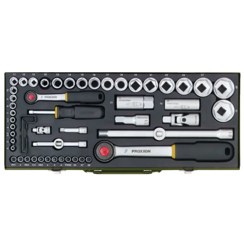 ProxxonStecknusskassette, 56-tlg. Komplettsatz Heißes Angebot