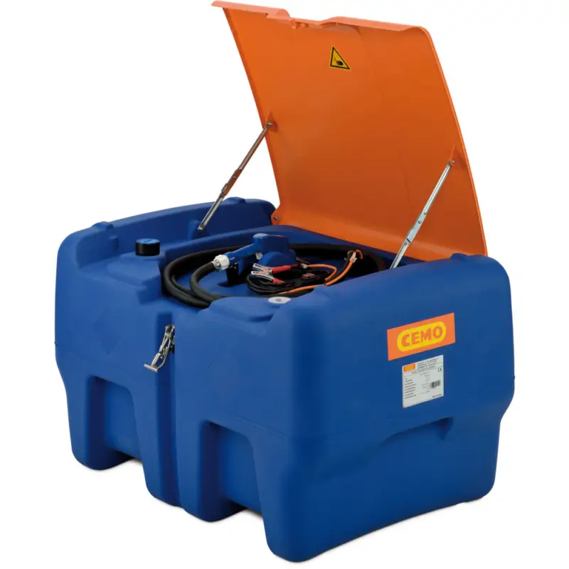 CemoMobiler Tank AdBlue 440l mit Tauchpume Centri SP30, 12V - inkl. Klappdeckel Finale Aktion