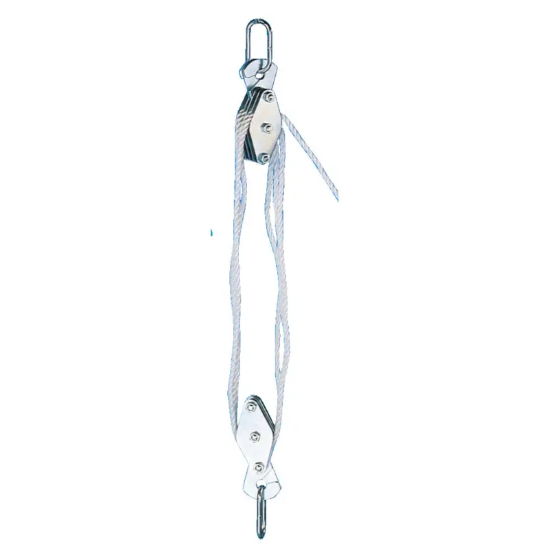 Universal-Flaschenzug 400 kg - 22 m Seil, 2,5 m Hebehöhe, Robust Begrenztes Angebot