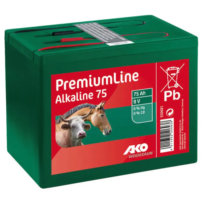 KERBLWeidezaunbatterie Alkaline 9 V, 75 Ah Ausverkauf