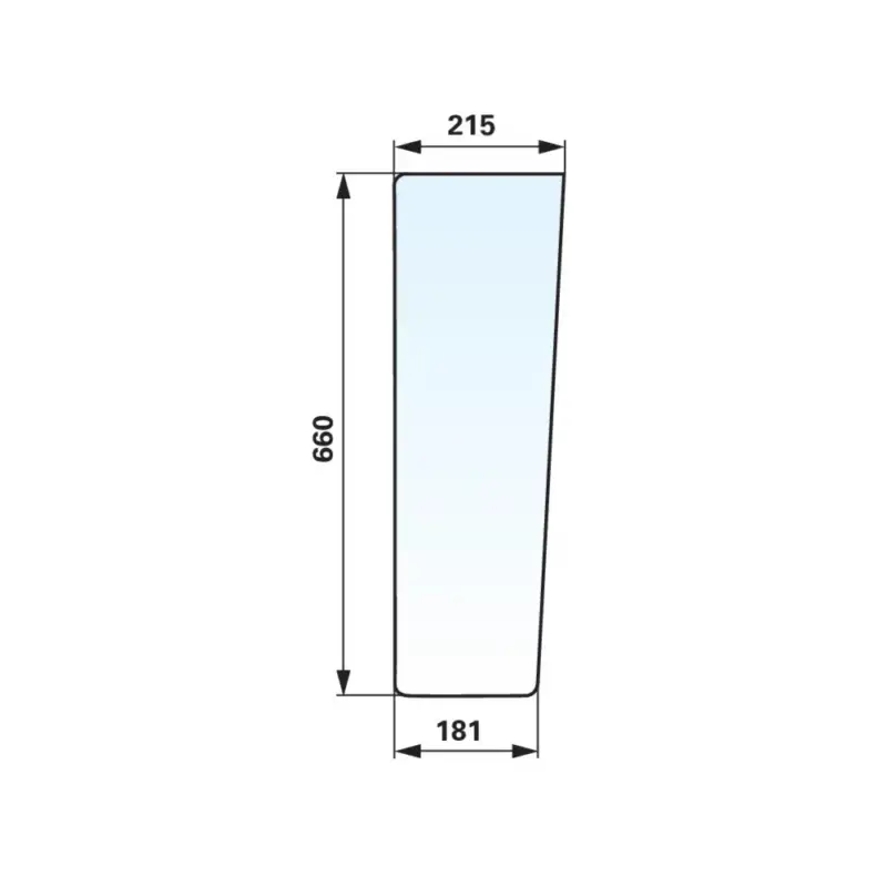 Neue Ware Frontscheibe unten zu Steyr mit RS1/2 Kabine