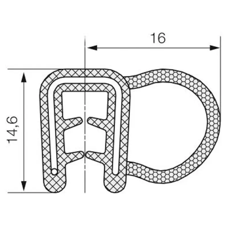 Neue Ware Dichtprofil 5730 EPDM 1,5-3 mm