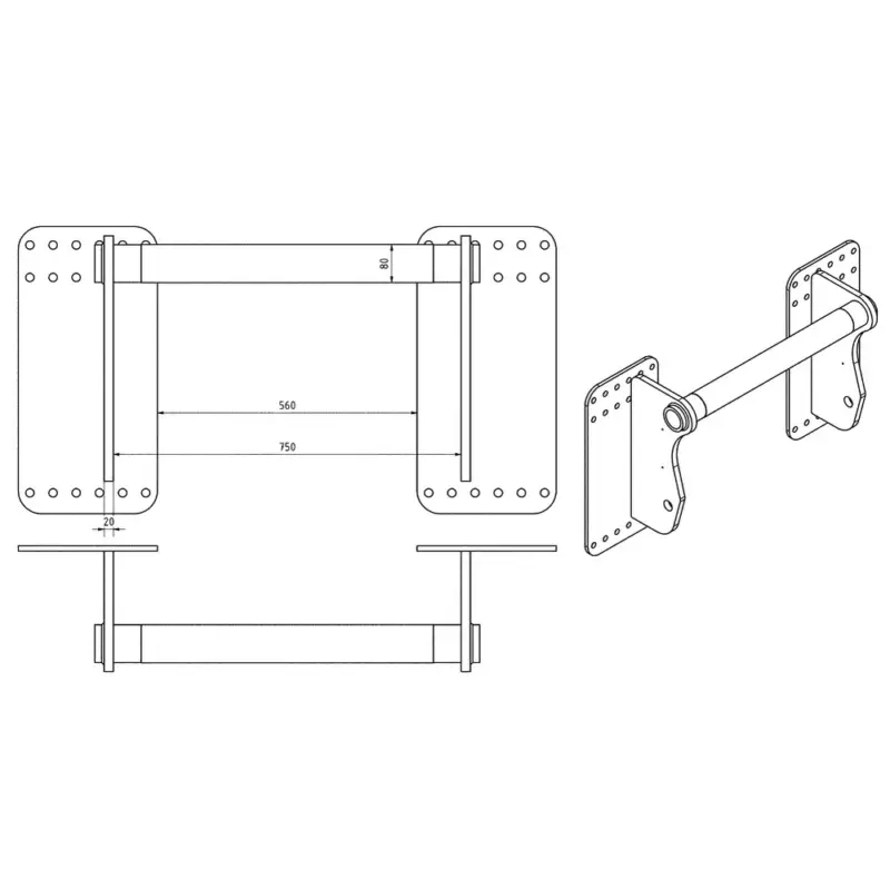 SchneiderKonsole Manitou ø 80 mm Finale Aktion
