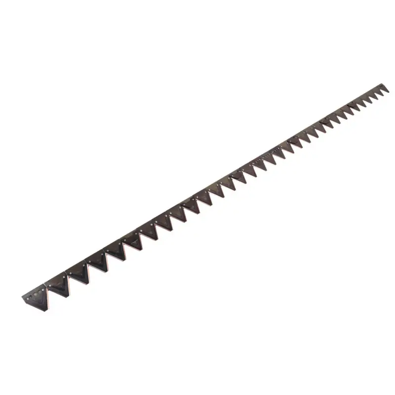 Sonderangebot Mähmesser zu Rapid EURO-3 mit Mulchzusatz links und rechts, 2 Gewindelöcher M8, LA=122 mm
