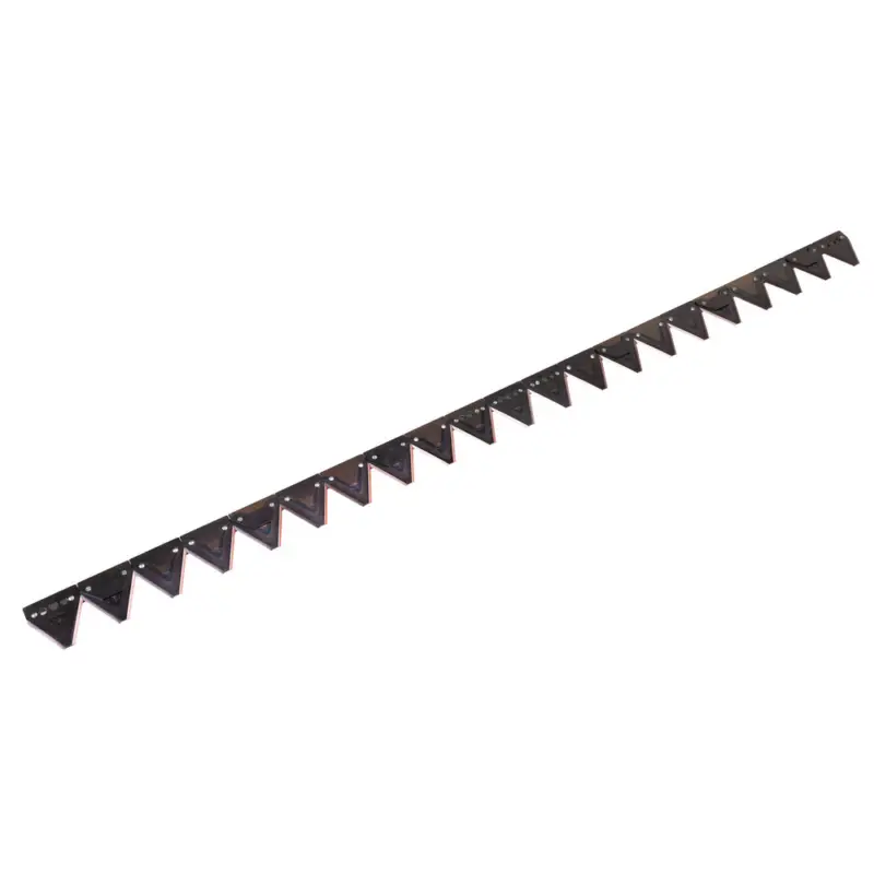 Mega-Angebot SchröckenfuxMähmesser 160cm, 21 Klingen, 6 Reinigungsplatten, 2 Gewindebohrungen M8, LA=122,5mm anstelle Rapid 253012