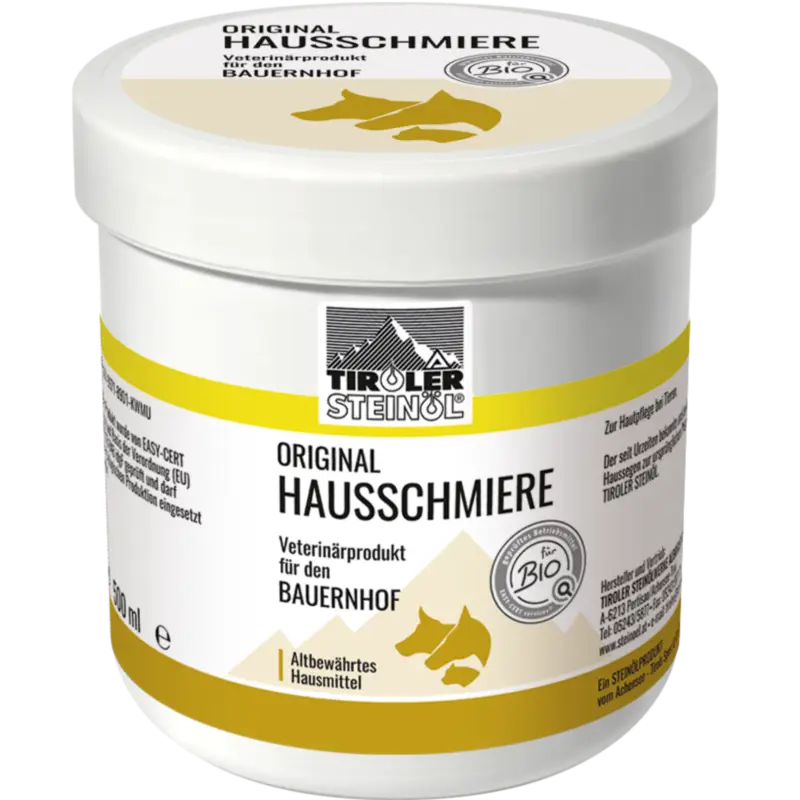 Hausschmiere mit Tiroler Steinöl Direkt Vom Hersteller