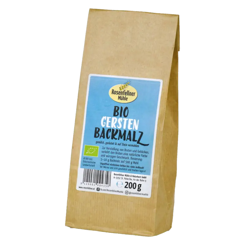 Sichere Zahlung Backmalz Gersten Bio 200g