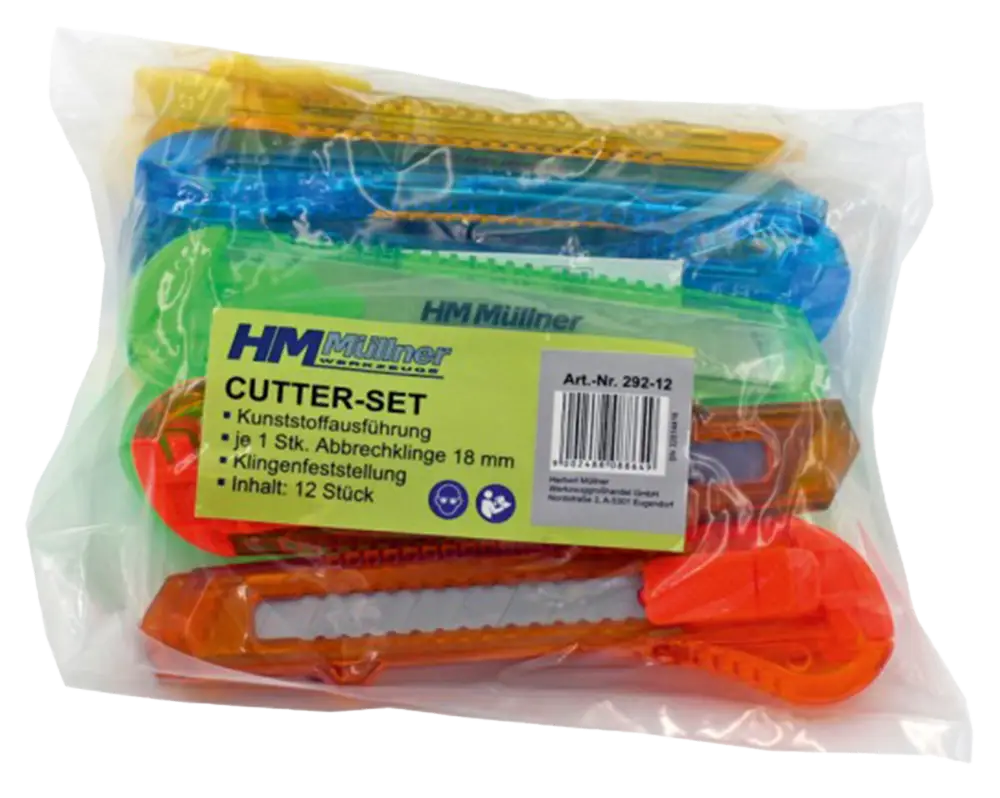 Sichere Zahlung Cuttergarnitur 12-tlg. PVC