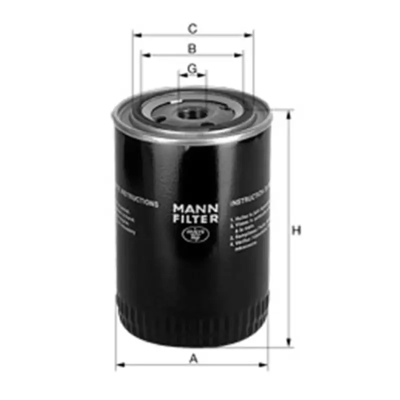 Schnäppchen MANN FILTERÖlfilter-Patrone W940