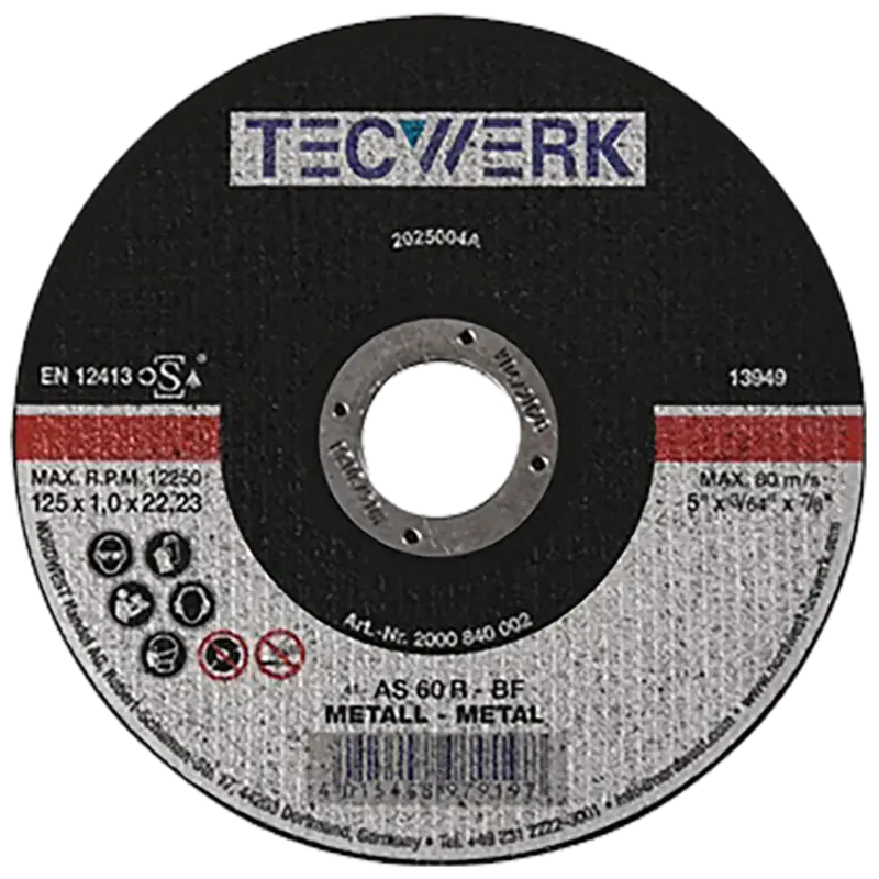 Mega-Angebot TecwerkTrennscheibe Metall 230x3 mm