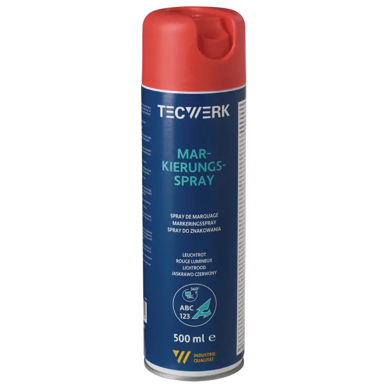 Saisonangebot TecwerkMarkierungsspray leuchtrot 500 ml Spraydose