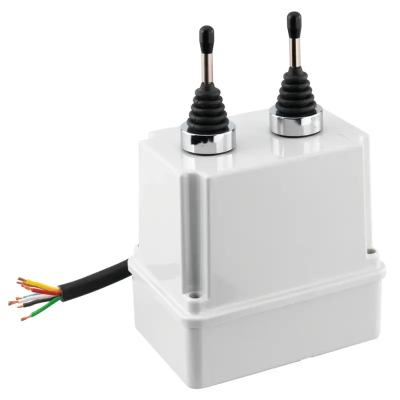 Günstig Steuerkasten mit 2 Joystick 12 V, 4+2 Funktionen
