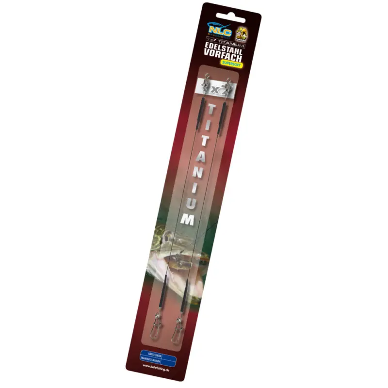 BehrStahlvorfach Titan 20cm 12 kg 1x7 Inhalt 2 Stk. Finale Aktion