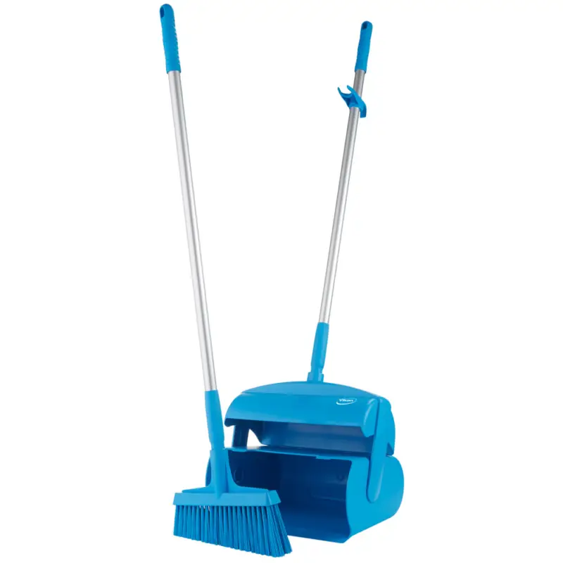 Echt VikanKehrschaufelset mit Besen blau 'Vikan'