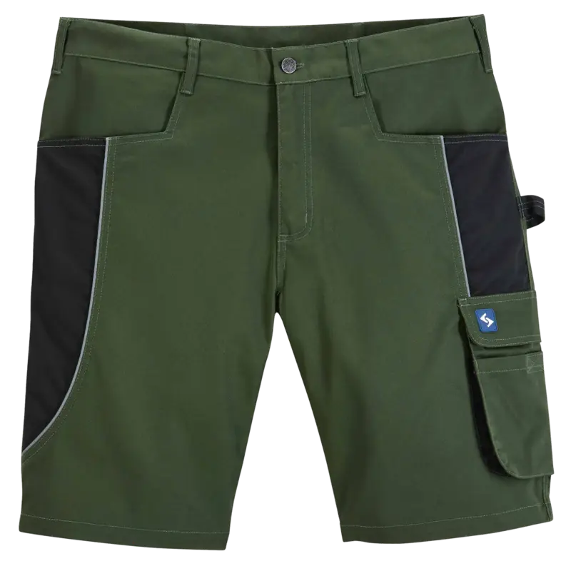 Günstig Shorts Active oliv/schwarz