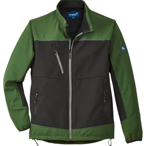 Markenware Softshelljacke Active schwarz/ olive