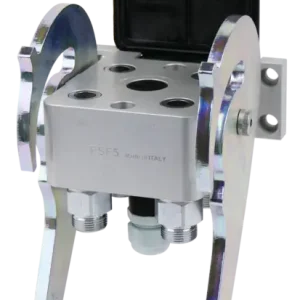 Mega-Angebot DNPMultikuppler PSF5 15L M22x1,5 mit 3-poliger Elektrokupplung, Festteil mit Verschlusshebel