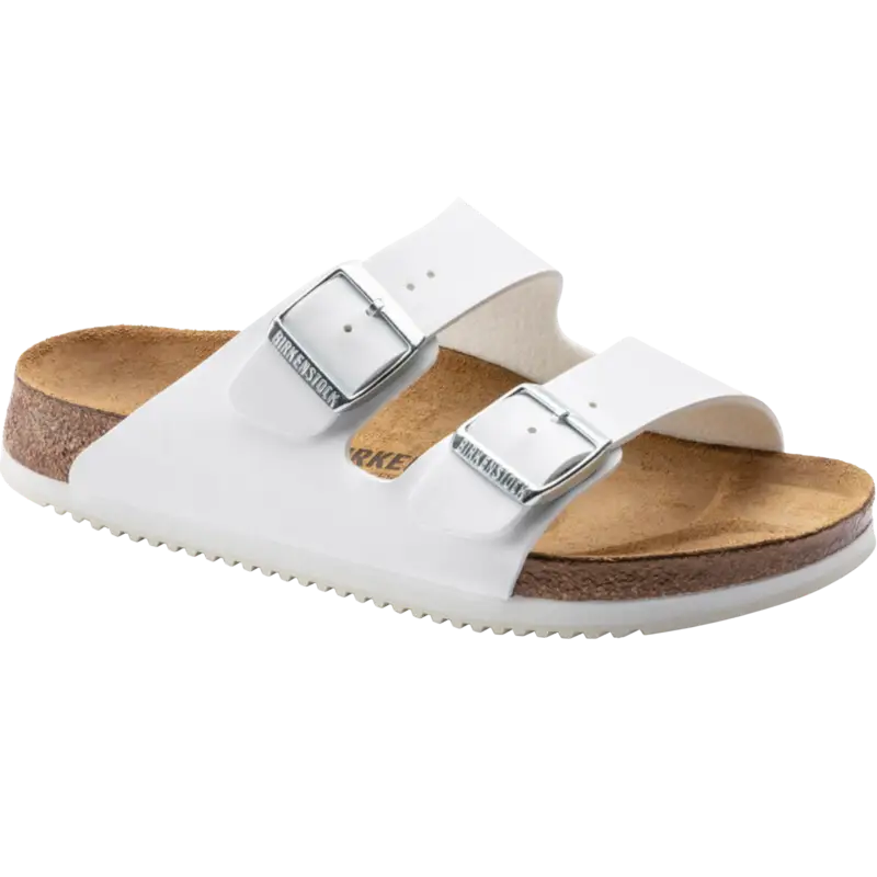 Sonderaktion BIRKENSTOCKHausschuh Kork Arizona weiß für normale und kräftige Füße