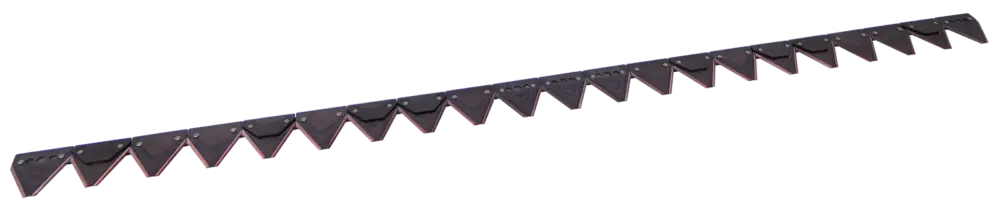Saisonangebot SchröckenfuxMähmesser 160cm, 21 Klingen, 8 Reinigungsplatten, 2 Gewindebohrungen M8, LA=122,5mm anstelle Rapid 253012