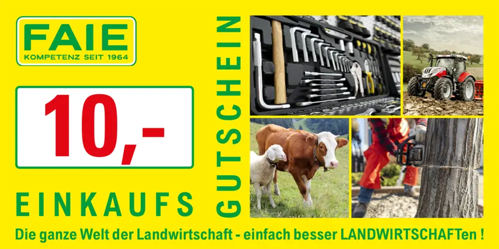Mega-Angebot 10 EUR Gutschein für Versand und Fachmarkt