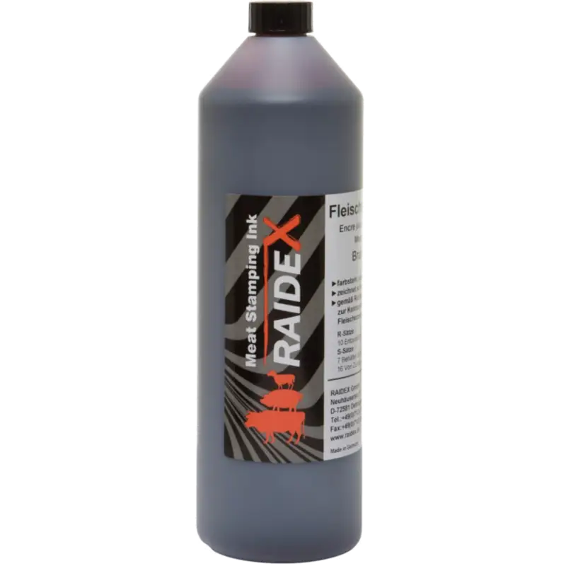 RAIDEX Fleischstempelfarbe braun 1 L Markenware