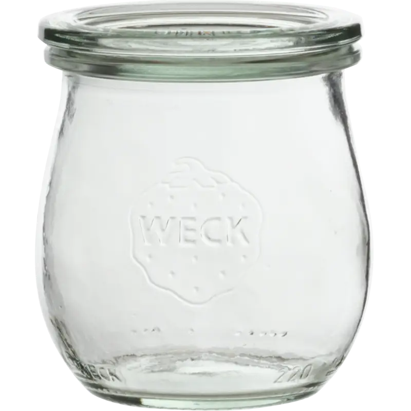 Nur Heute Einkochglas 220ml Tulpe 6-tlg. mit Deckel