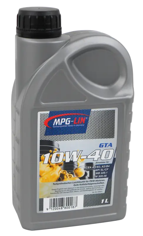 Motoröl GTA SAE 10W/40 Heißes Angebot