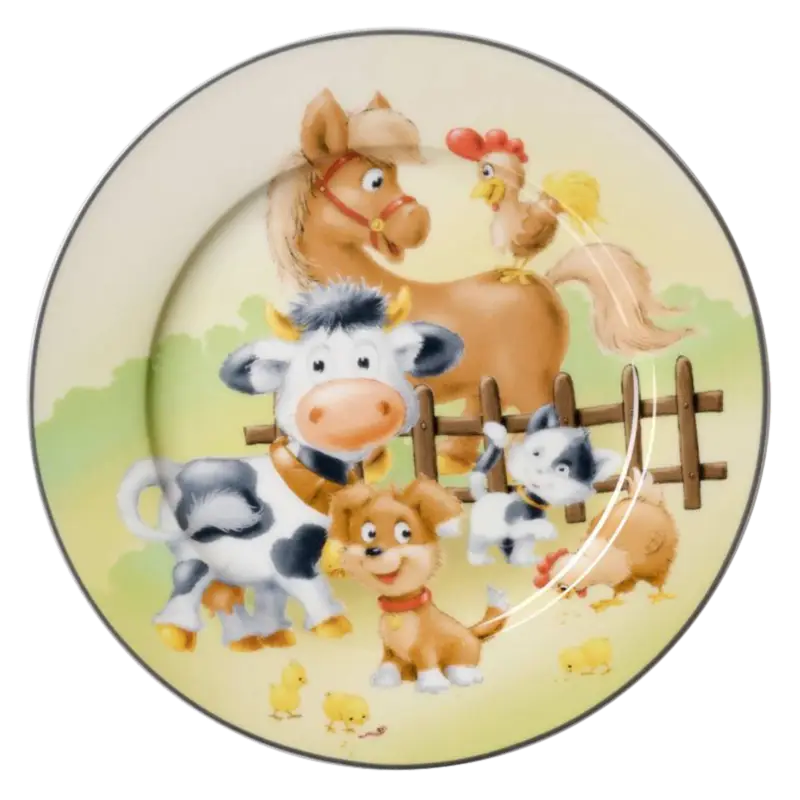 Kinderteller Hoftiere 19 cm Neu