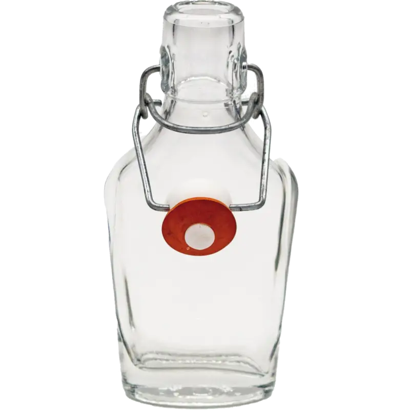 Neuheit Taschenflasche 10cl mit Bügelverschluss