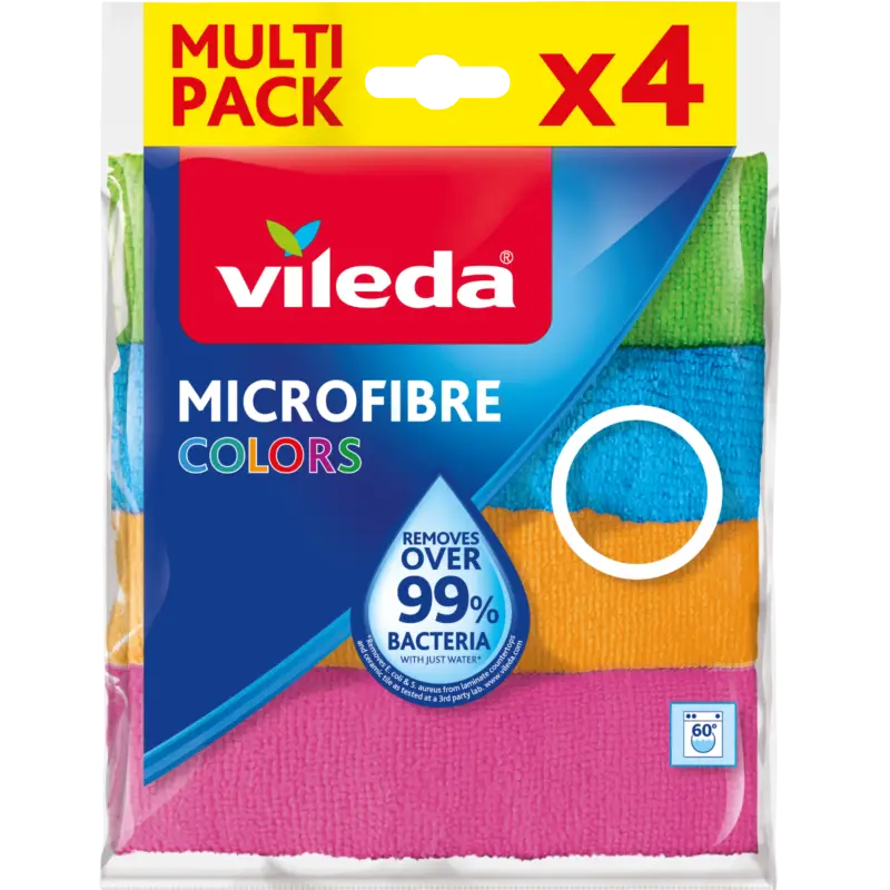 Sichere Zahlung Vileda Allzwecktuch Mikrofaser Colors 4er-Pack