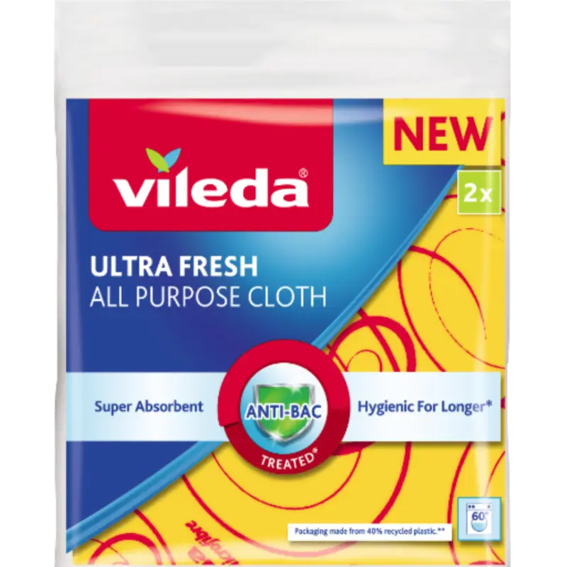 Vileda Allzwecktücher Ultra Fresh 2 Stk. antibakteriell Sichere Zahlung