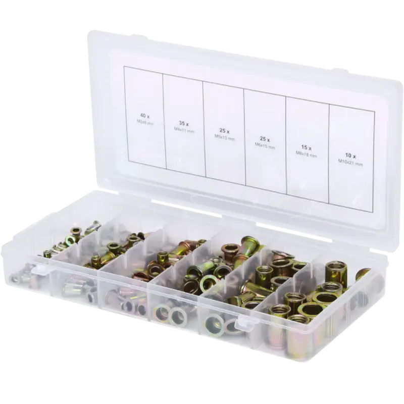 Gewindenieten Sortiment Stahl 150-tlg Solange Der Vorrat Reicht